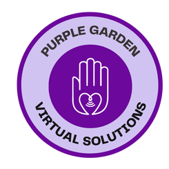 Purple Garden Virtual Solutions Logo